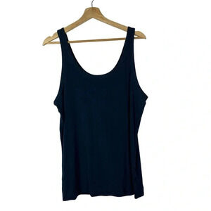 Time & Tru Navy Blue Scoop Neck Cami Tank Top XXL